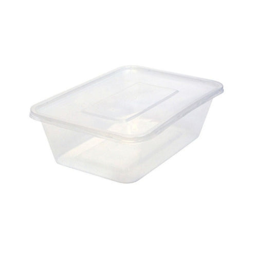 750ml Rectangle Plastic Container (250 Pcs.) – Buy 2, Get 1 FREE
