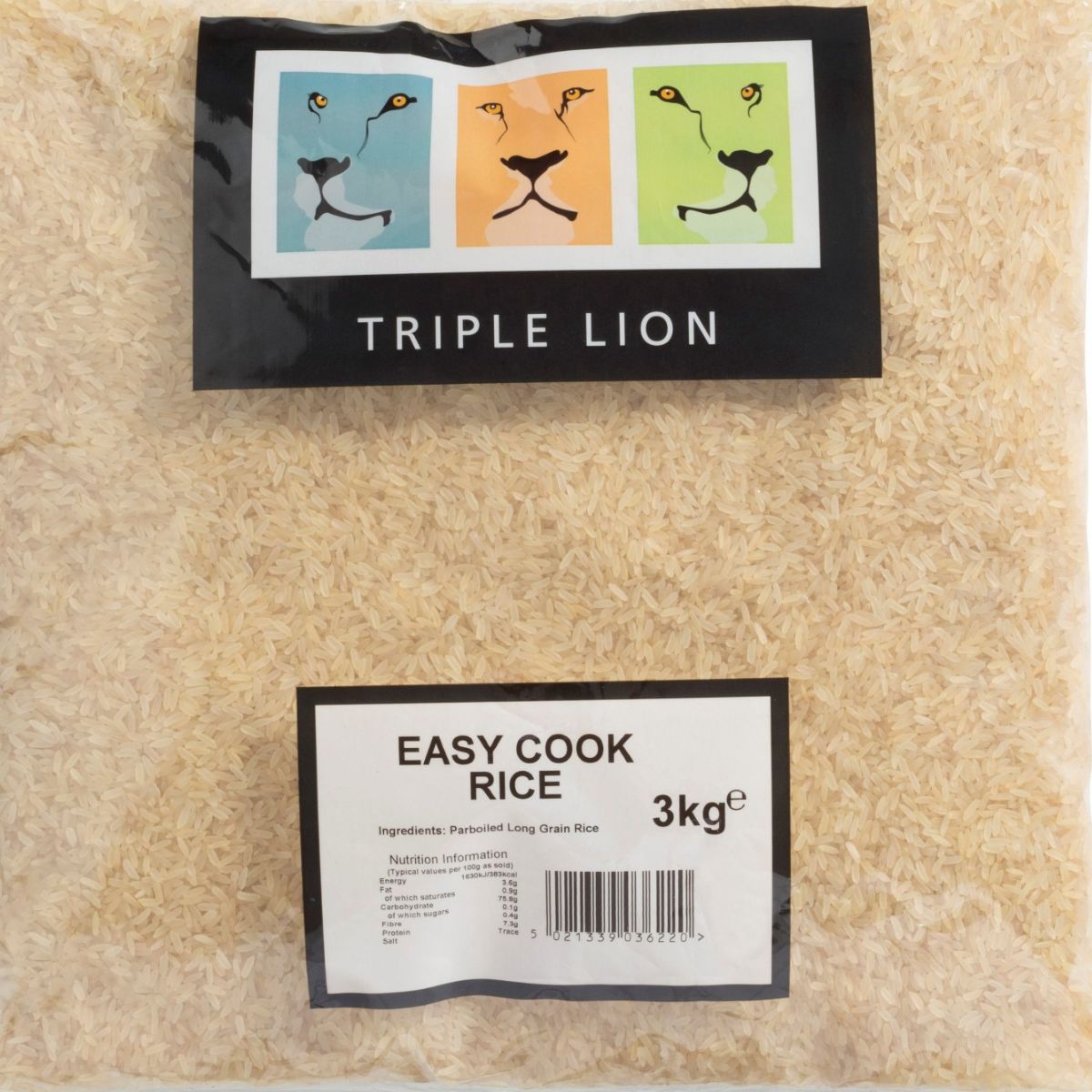 Easy Cook Long Grain Rice (8 x 3kg)