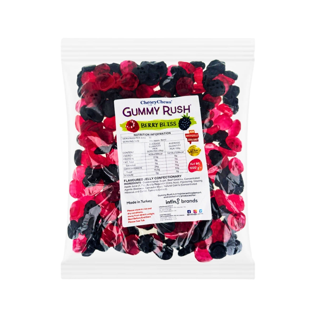 Gummy Rush Berry Bliss Sweet 24kg