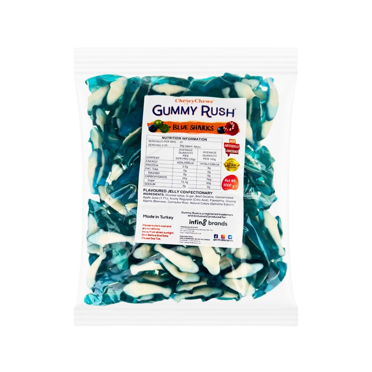 Gummy Rush Blue Shark - 24kg