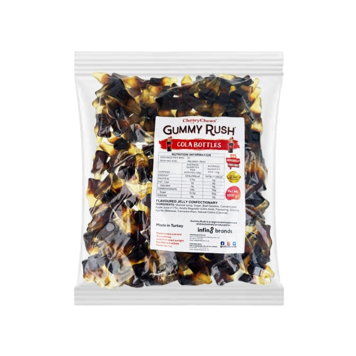 Gummy Rush Cola Bottles 24kg