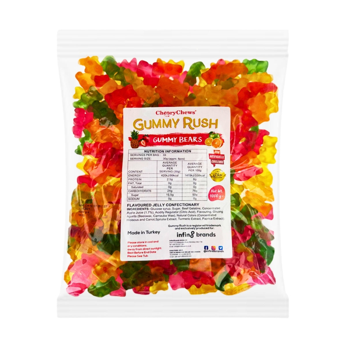 Gummy Rush Gummy Bears 24kg