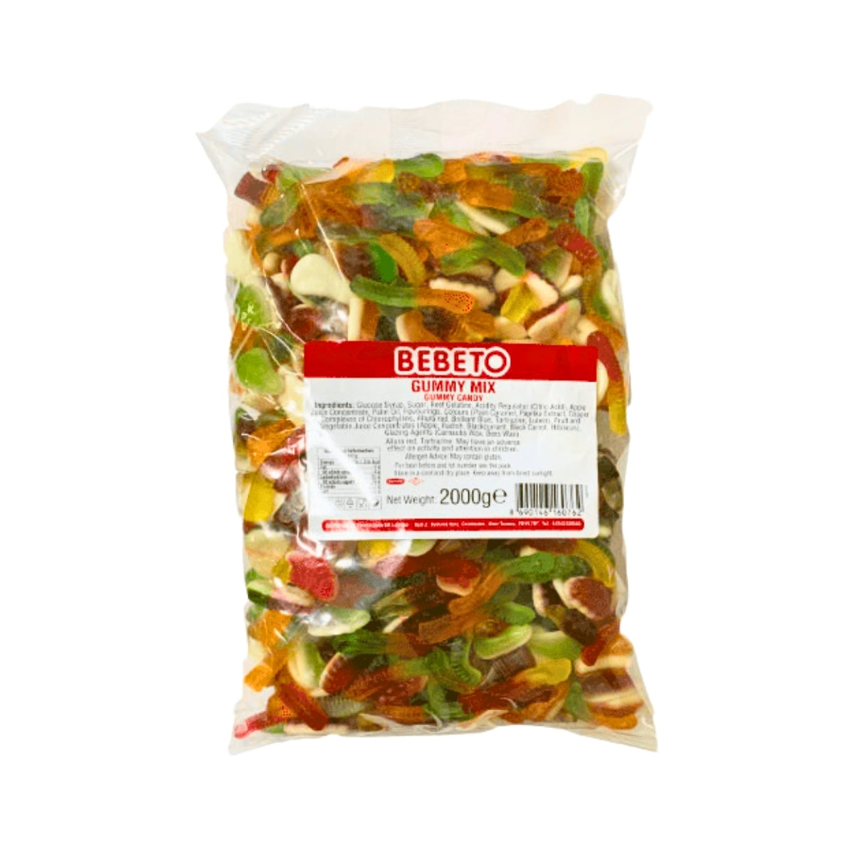 Bebeto Assorted Gummy Mix 24kg