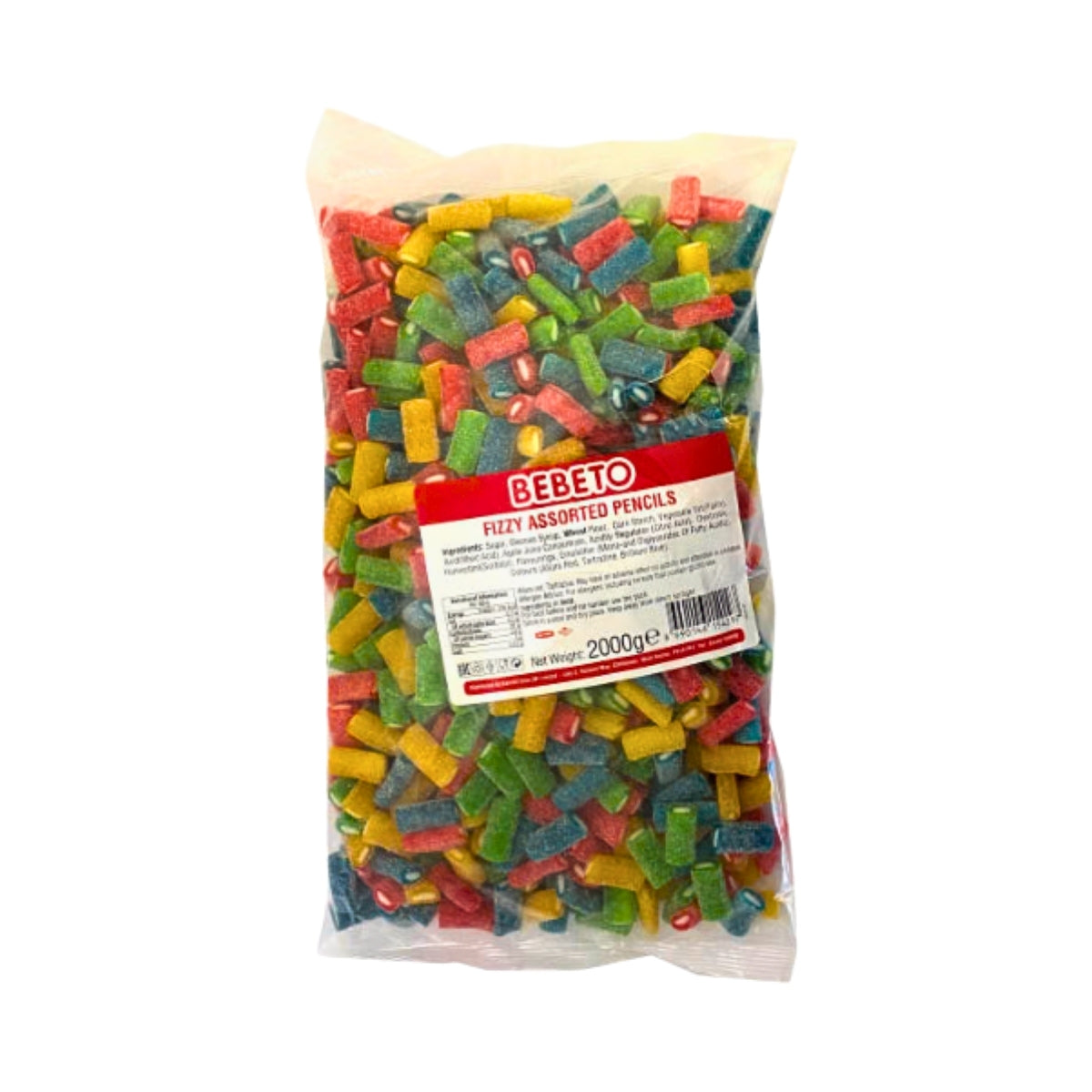 Bebeto Fizzy Assorted Pencils (24kg)