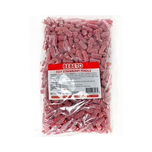 Bebeto Fizzy Strawberry Pencils 24kg