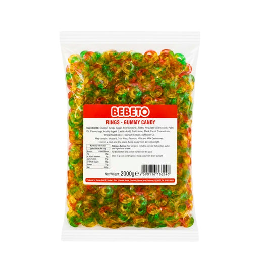 Bebeto Rings Gummy Candy 24kg