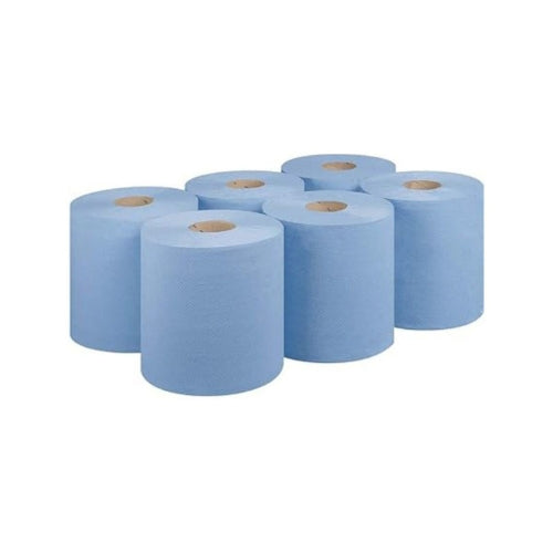 Centrefeed Blue Tissue Rolls (Pack of 48)