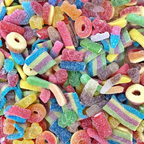 Fizzy/Sour Mix Sweets (24kg) - Halal