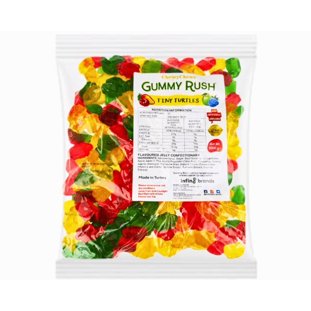Gummy Rush Tiny Turtles 24kg