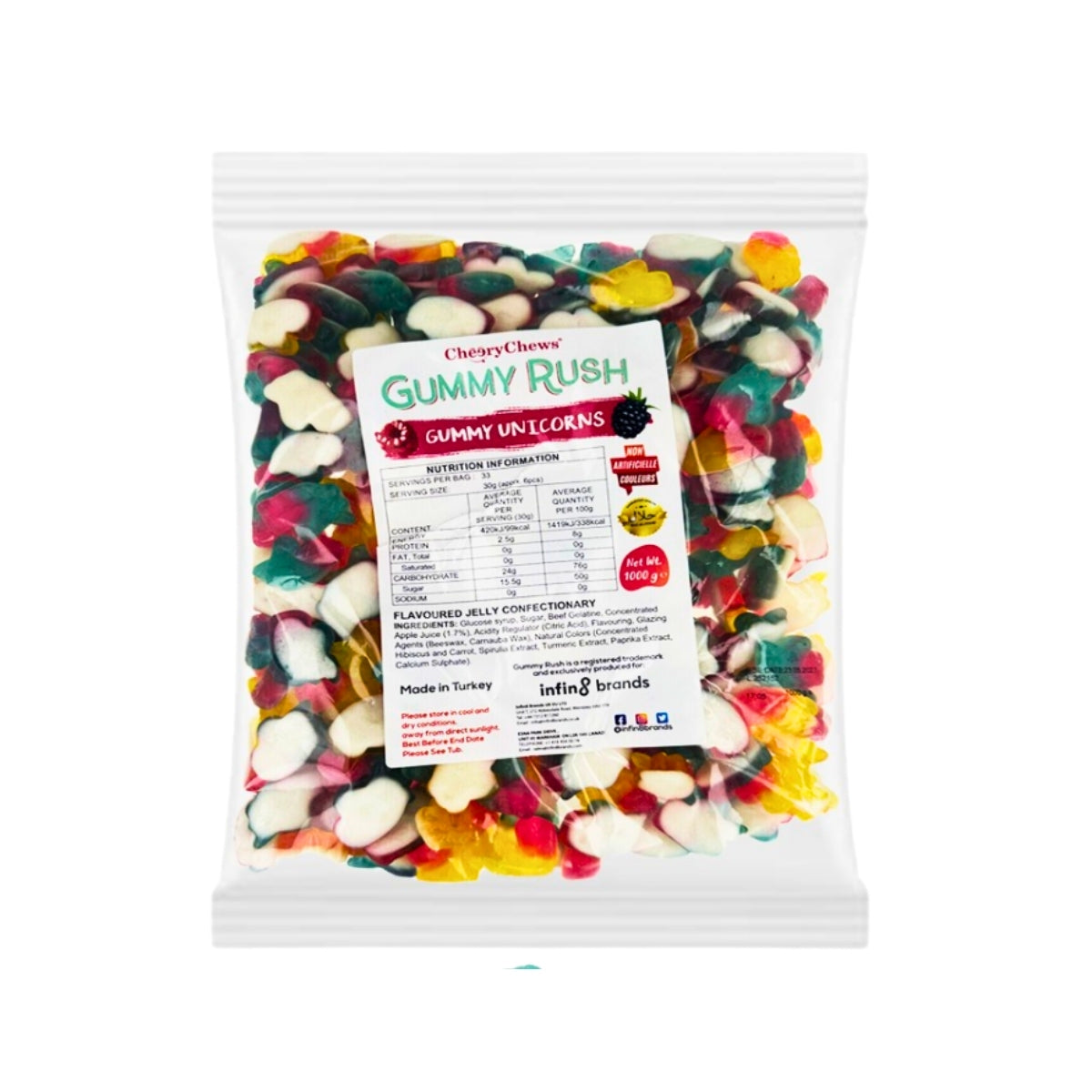 Gummy Rush Unicorns 24kg
