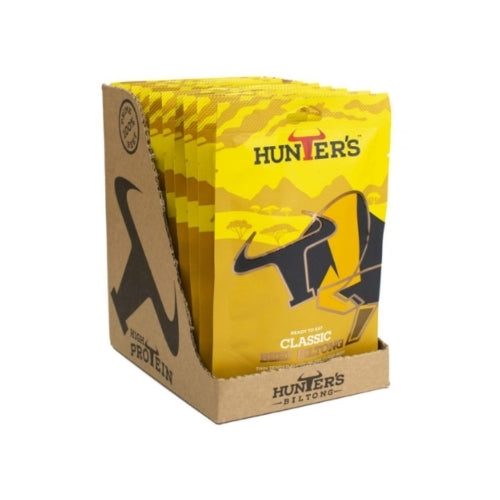 Hunter's Classic Beef Biltong (28g X Pack of 10) – 5 Strips