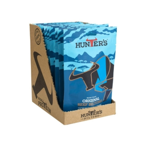 Hunter's Original Beef Biltong (28g X Pack of 10) – 5 Strips