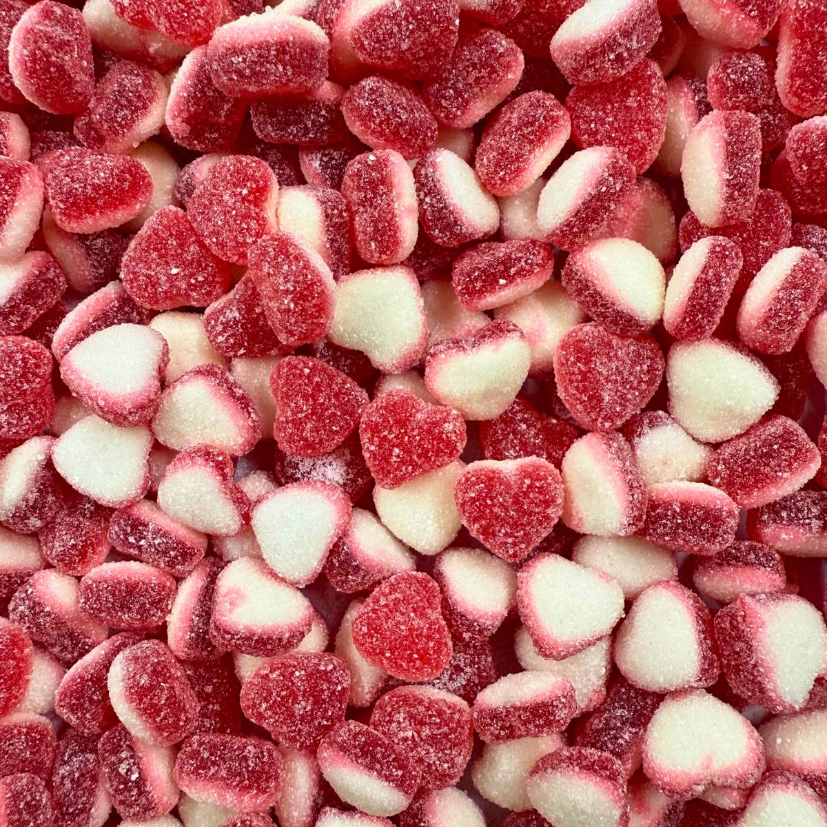 Mini Sugared Strawberry Cream Heart
