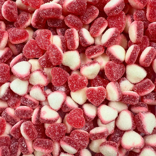 Mini Sugared Strawberry Cream Heart
